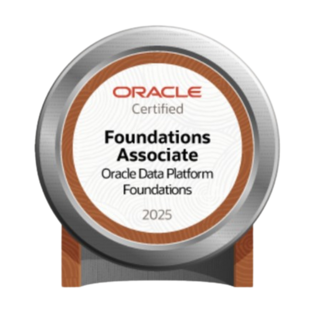 Oracle Certification - Foundations Associate Oracle Data Platform Foundations