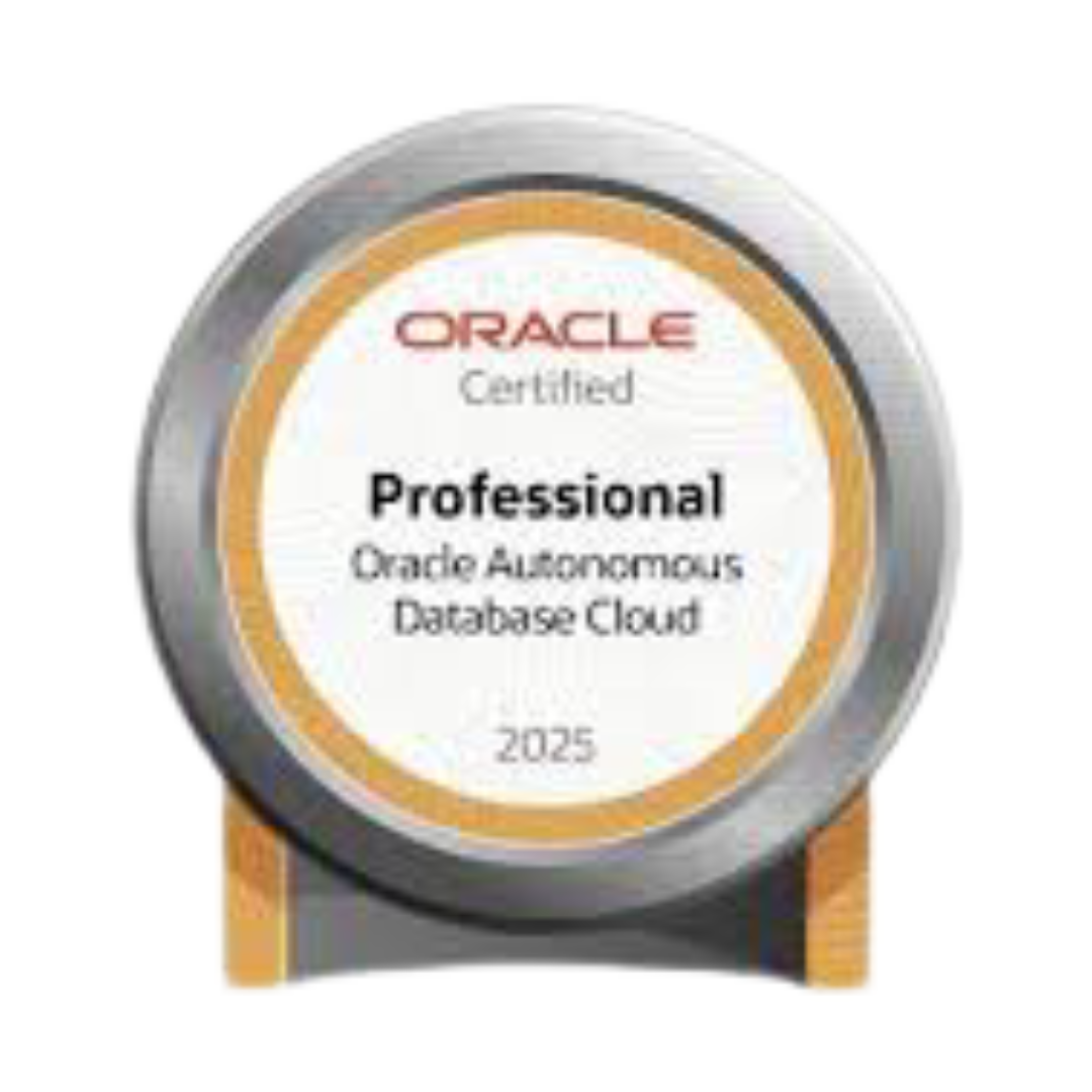 Oracle Certification - Professional Oracle Autonomous Database Cloud