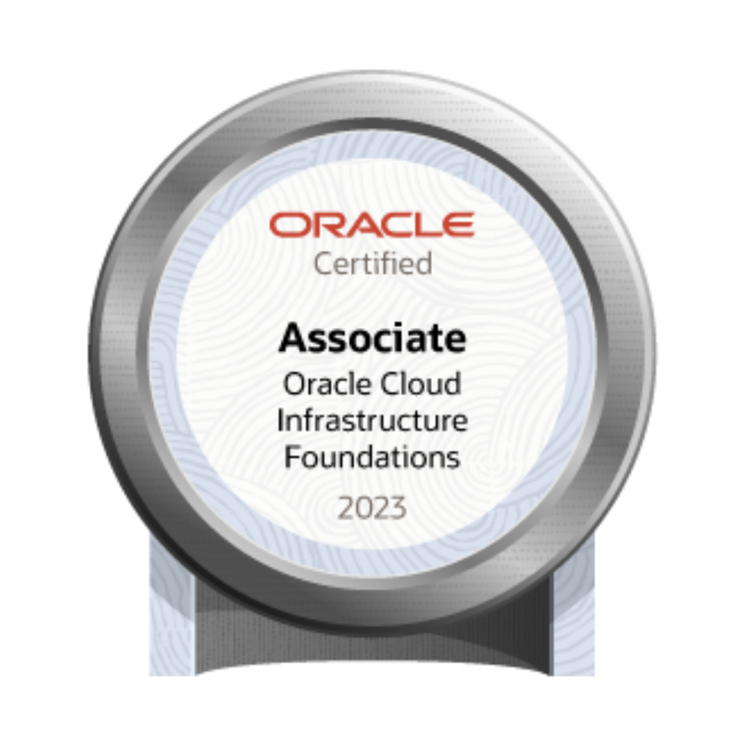 Oracle Certification - Associate Oracle Cloud Infrastructure Foundations