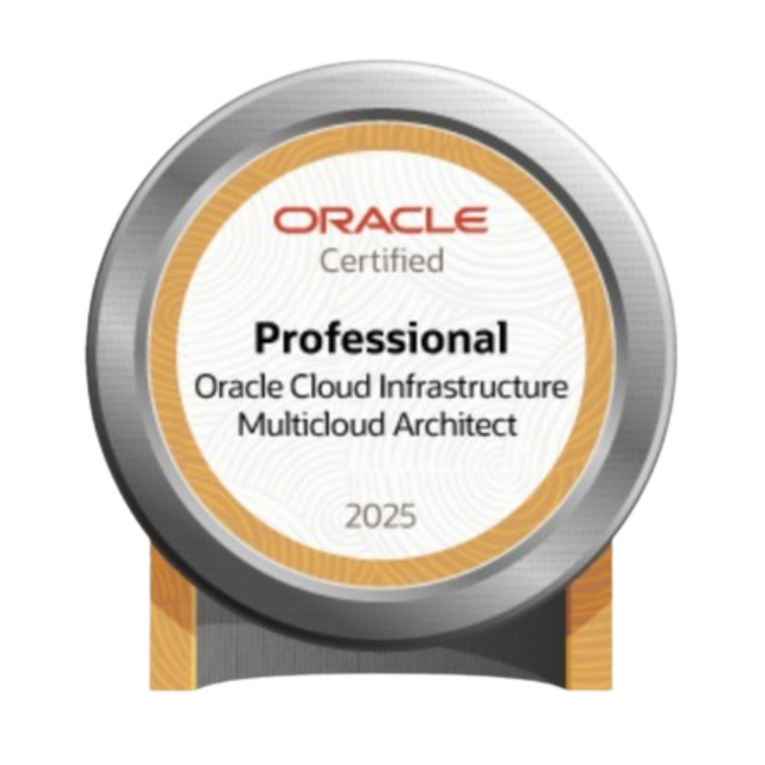 Oracle Certification - Professional Oracle Cloud Infrastructure Multi cloud Architect 