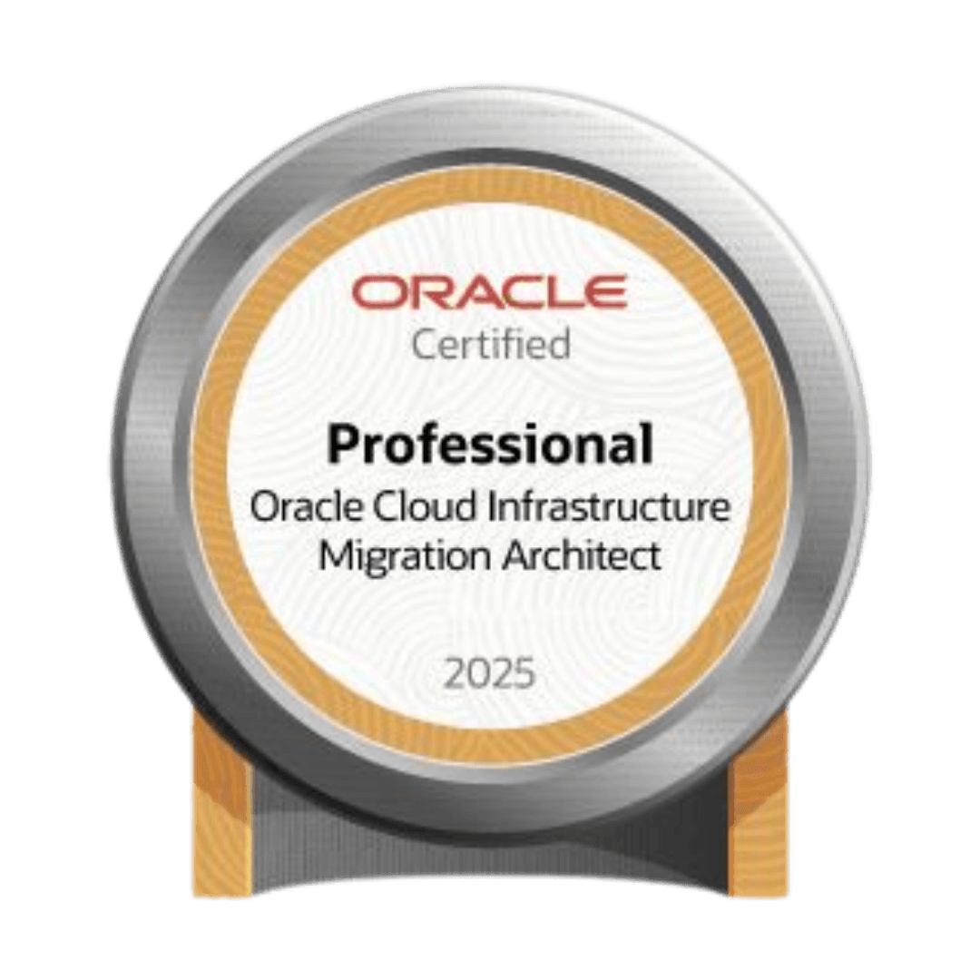 Oracle Certification - Professional Oracle Cloud Infrastructure Migration Architect