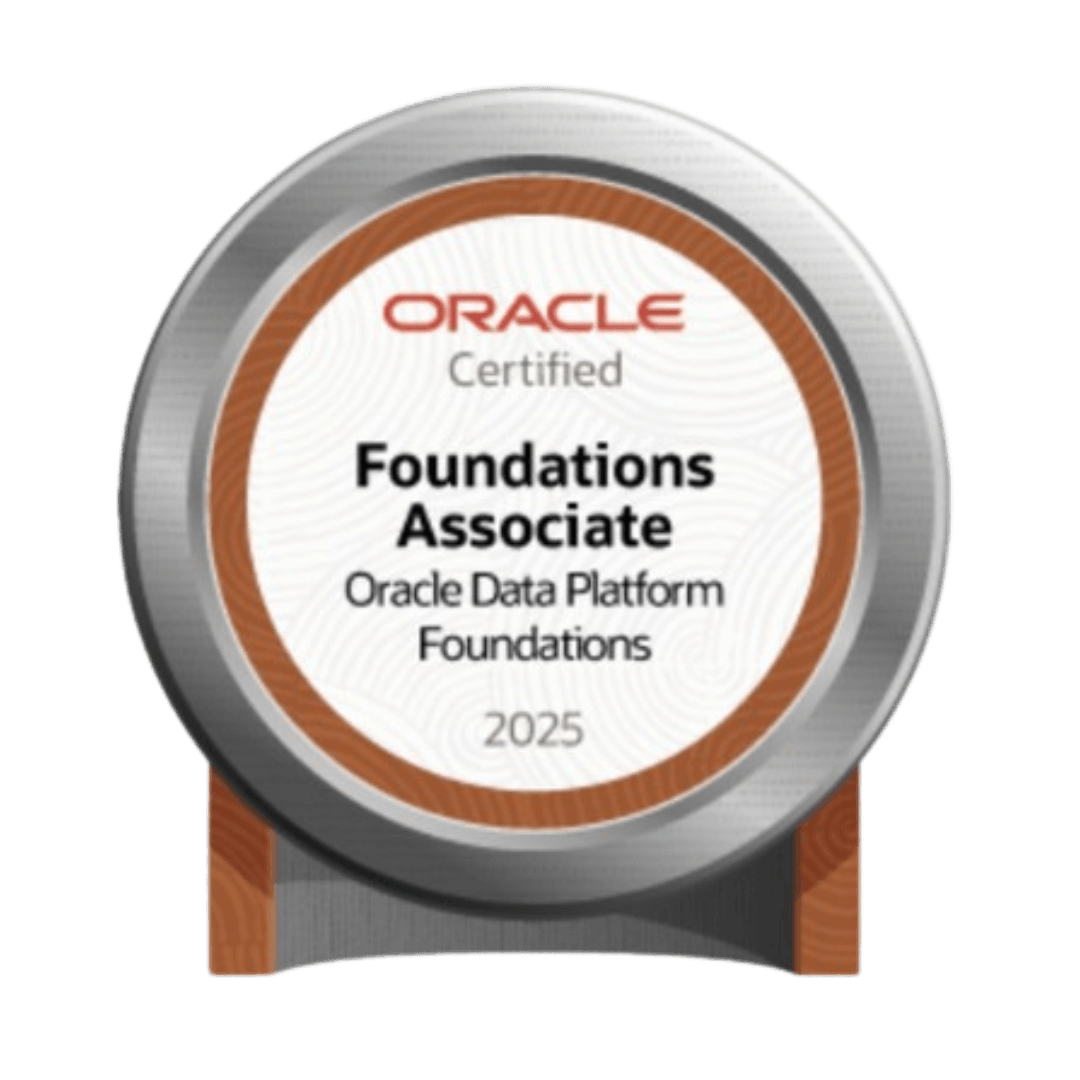 Oracle Certification - Foundations Associate Oracle Data Platform Foundations