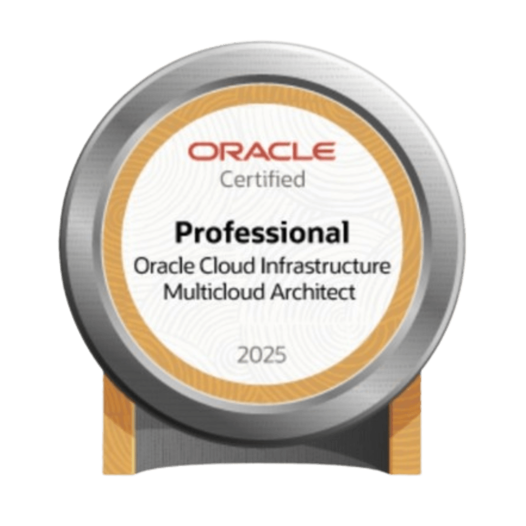 Oracle Certification - Professional Oracle Cloud Infrastructure Multi cloud Architect 